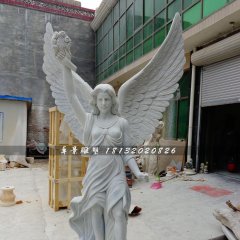 石頭女神雕塑，石雕女生雕塑