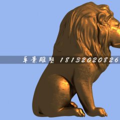 歐式銅獅子，鑄銅獅子雕塑