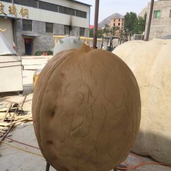 核桃雕塑，仿真玻璃鋼雕塑