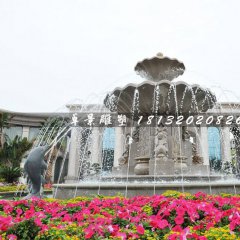 噴泉石雕，公園歐式噴泉石雕