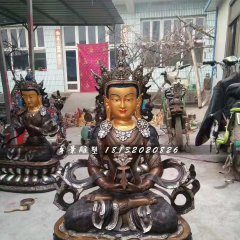 長(zhǎng)壽佛銅雕，寺廟銅佛像