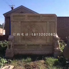 石雕屏風(fēng)，仿古景觀石雕