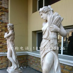 西方女人石雕，景觀石雕