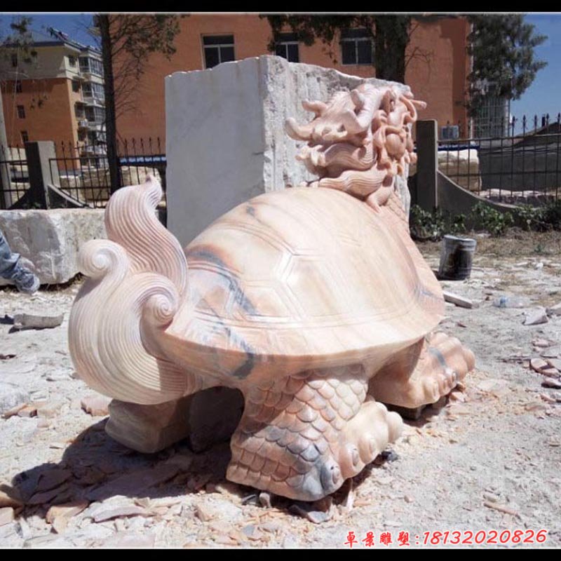 動(dòng)物廣場石雕龍龜